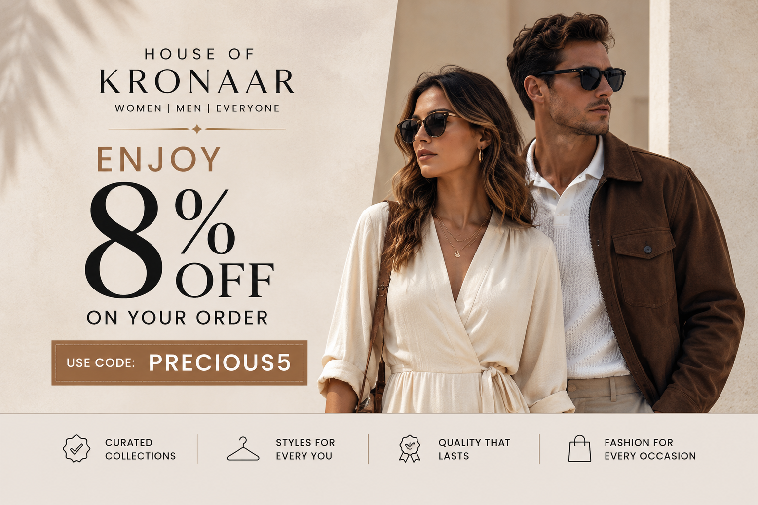Enjoy 8% Off at House of Kronaar